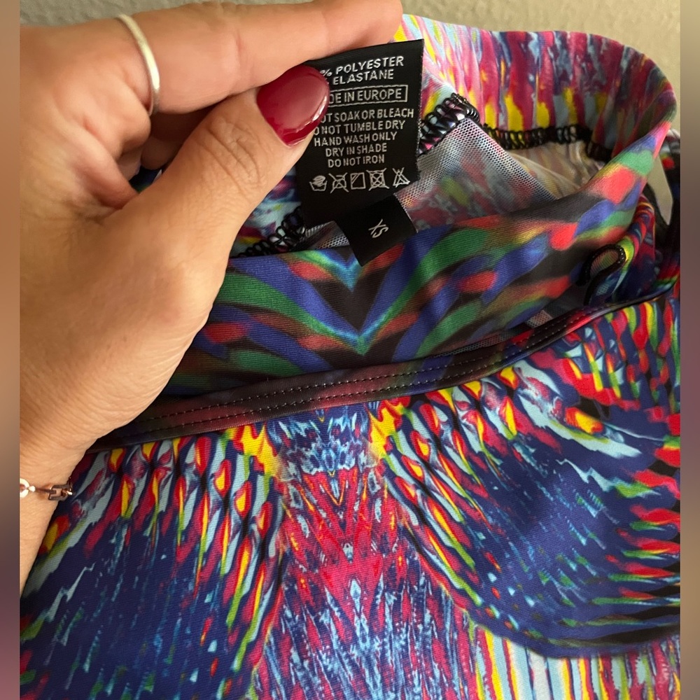 Gorgeous trippy badinka festival bodysuit